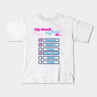 Book Boyfriend Kids T-Shirt